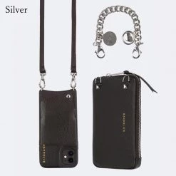 Bandolier Unisex Plain Leather IPhone 8 IPhone 8 Plus IPhone X For Women Black/gold X 6/7/8 Plus -Bandolier Online Shop org 2186