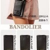 Bandolier Plain Leather Logo Smart Phone Cases For Women Black/silver X One Size