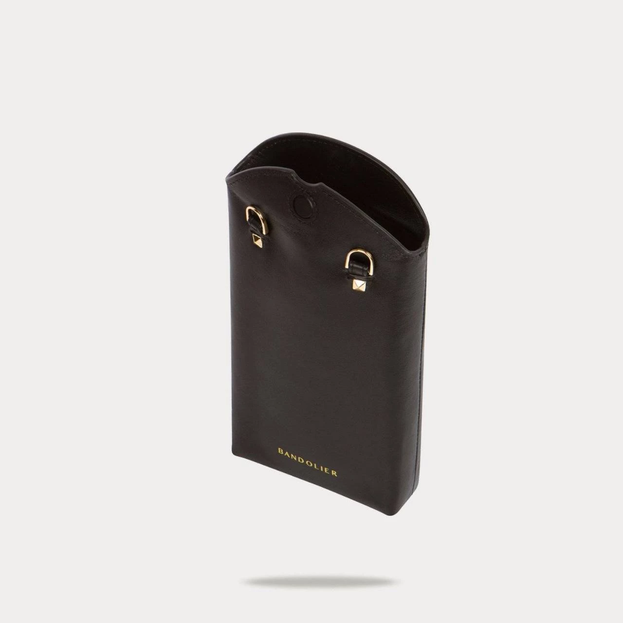 Bandolier Plain Leather Logo Smart Phone Cases For Women Black/silver X One Size 6 Bandolier Plain Leather Logo Smart Phone Cases For Women Black/silver X One Size - Image 6