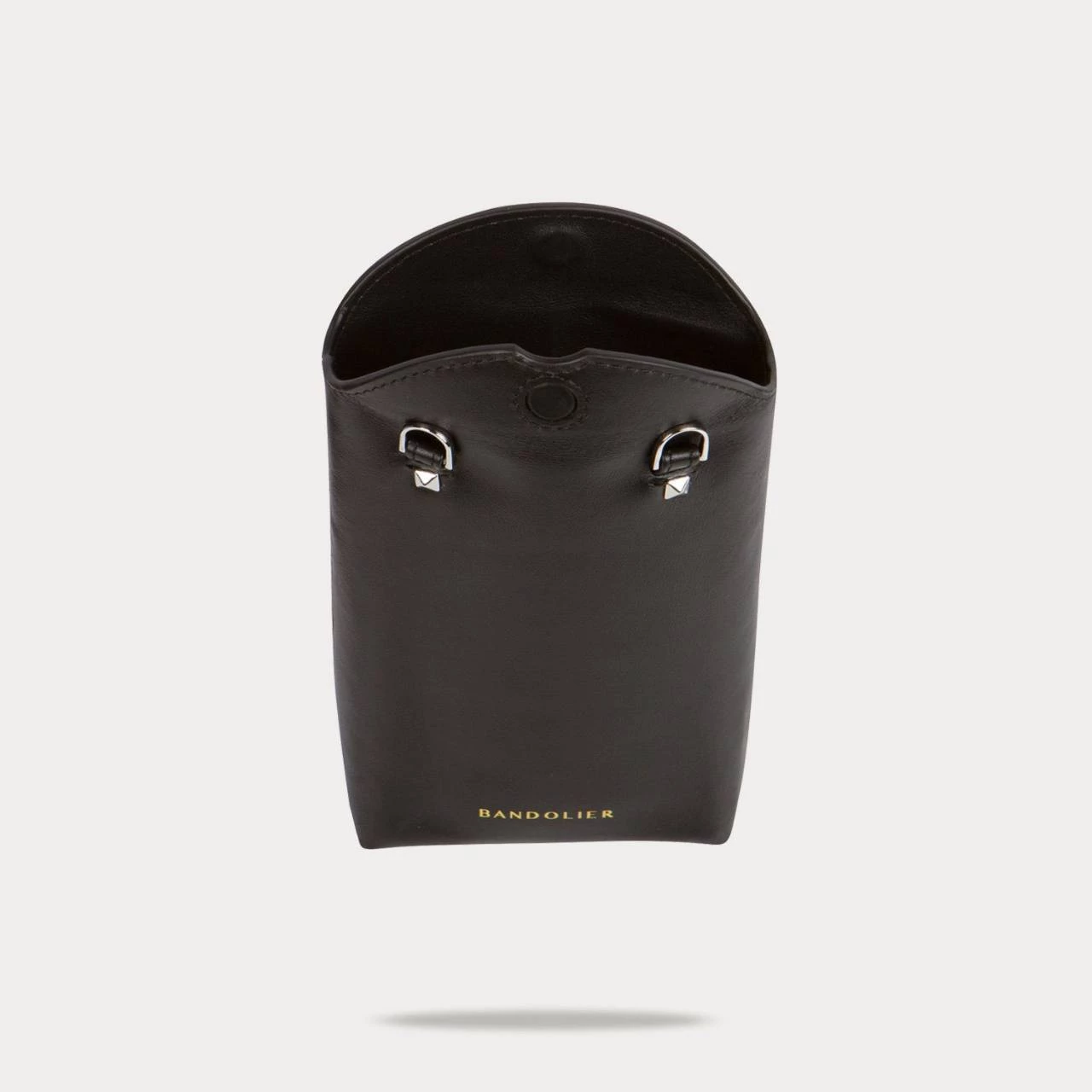 Bandolier Plain Leather Logo Smart Phone Cases For Women Black/silver X One Size 11 Bandolier Plain Leather Logo Smart Phone Cases For Women Black/silver X One Size - Image 11