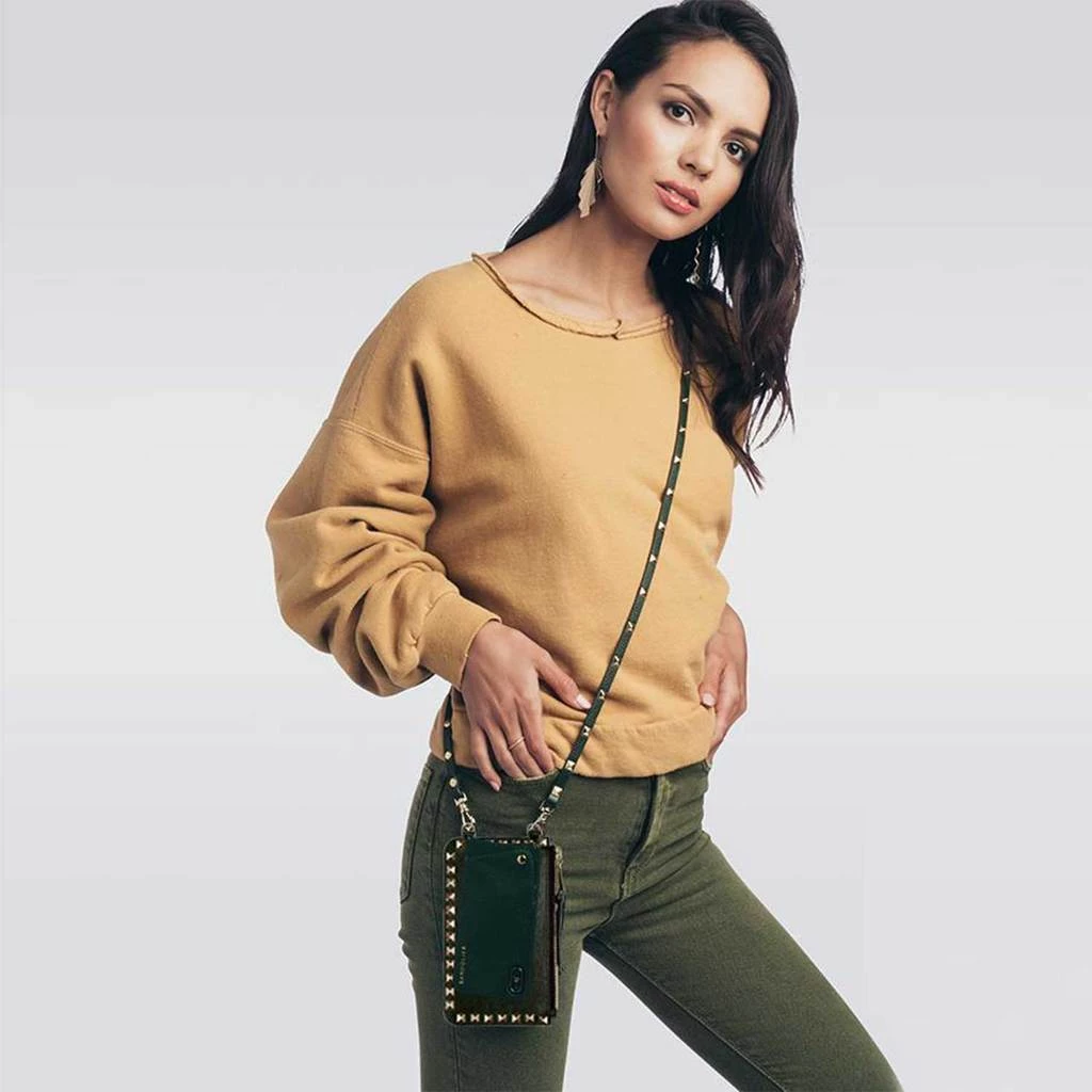 Bandolier 2020 Cruise Leather Smart Phone Cases For Women ⑧mist Green/silver X One Size 16 Bandolier 2020 Cruise Leather Smart Phone Cases For Women ⑧mist Green/silver X One Size - Image 16