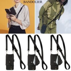 Bandolier Plain Leather IPhone 8 IPhone 8 Plus IPhone X IPhone XS For Women Black/gold X Iphone 12 Pro Max