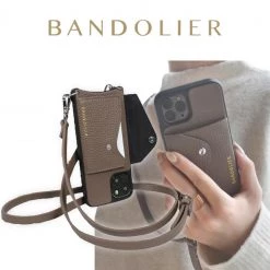 Bandolier Street Style Plain Leather Bridal IPhone 13 For Women Dark Tope (check Required) X Iphone13