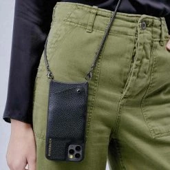 Bandolier Street Style Chain Plain Leather IPhone XS IPhone XS Max For Women Black/pewter X Iphone Xs Max 20 Bandolier Street Style Chain Plain Leather IPhone XS IPhone XS Max For Women Black/pewter X Iphone Xs Max -Bandolier Online Shop org 2330