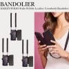 Bandolier Unisex Studded Plain Leather IPhone 8 IPhone 8 Plus IPhone X For Women Black/pewter X 13 Pro Max