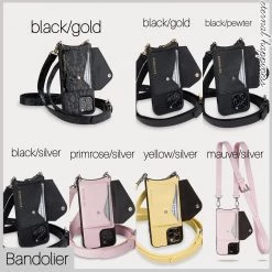 Bandolier Faux Fur Leather IPhone 8 IPhone 8 Plus IPhone X IPhone XS For Women Black/silver X Iphone 12/12 Pro