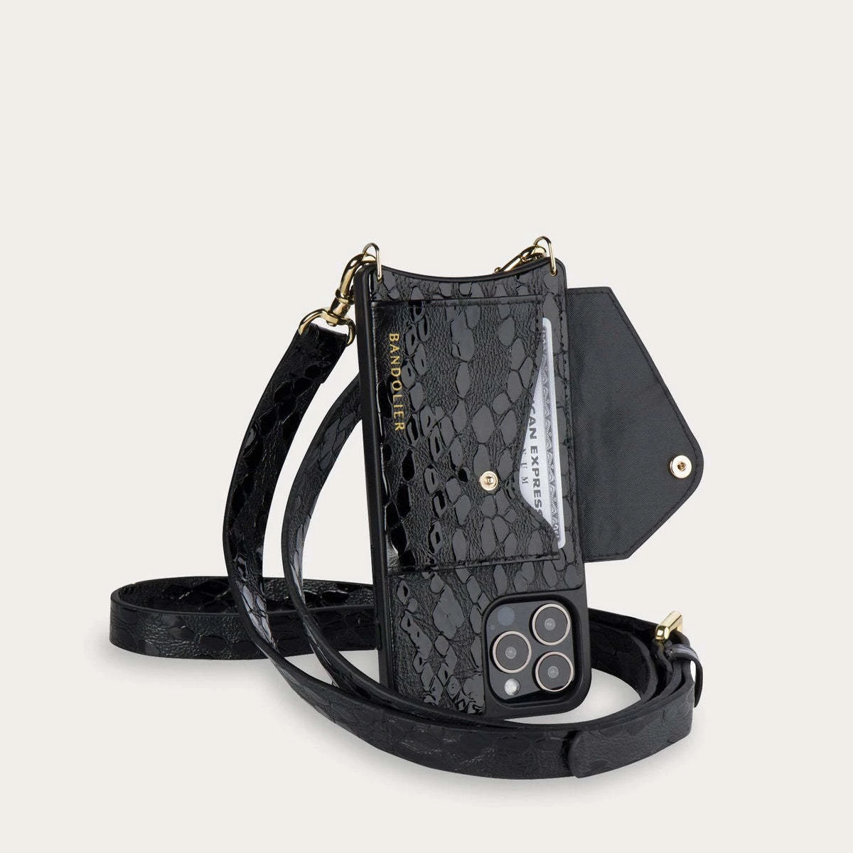 Bandolier Faux Fur Leather IPhone 8 IPhone 8 Plus IPhone X IPhone XS For Women Black/silver X Iphone 12/12 Pro 2 Bandolier Faux Fur Leather IPhone 8 IPhone 8 Plus IPhone X IPhone XS For Women Black/silver X Iphone 12/12 Pro - Image 2