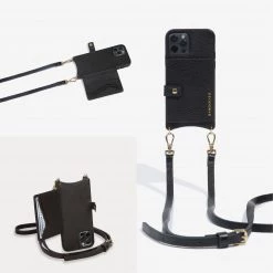 Bandolier 2021 SS Plain Leather Logo IPhone 13 IPhone 13 Pro IPhone 13 Pro Max For Women ③ Black / Silver X Iphone13 Pro Max -Bandolier Online Shop org 2391