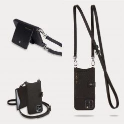 Bandolier 2021 SS Plain Leather Logo IPhone 13 IPhone 13 Pro IPhone 13 Pro Max For Women ③ Black / Silver X Iphone13 Pro Max -Bandolier Online Shop org 2401