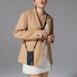 Bandolier 2021 SS Plain Leather Logo IPhone 13 IPhone 13 Pro IPhone 13 Pro Max For Women ③ Black / Silver X Iphone13 Pro Max -Bandolier Online Shop org 2403