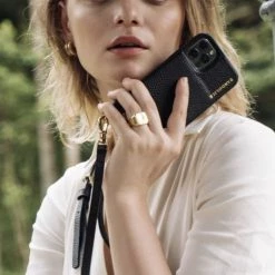 Bandolier EMMA Chain Plain Leather IPhone 8 IPhone 8 Plus IPhone X For Women Black/pewter X Iphone 13 Pro Max -Bandolier Online Shop org 2432