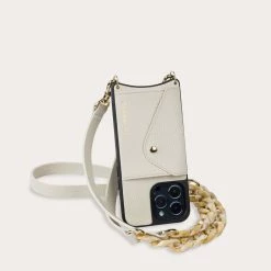 Bandolier Plain Leather IPhone 13 IPhone 13 Mini IPhone 13 Pro For Women Stone/gold X Iphone 12/12 Pro -Bandolier Online Shop org 2482