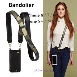 Bandolier Leather Smart Phone Cases For Women Camouflage/camouflage X Iphone 8+ / 7+ / 6+
