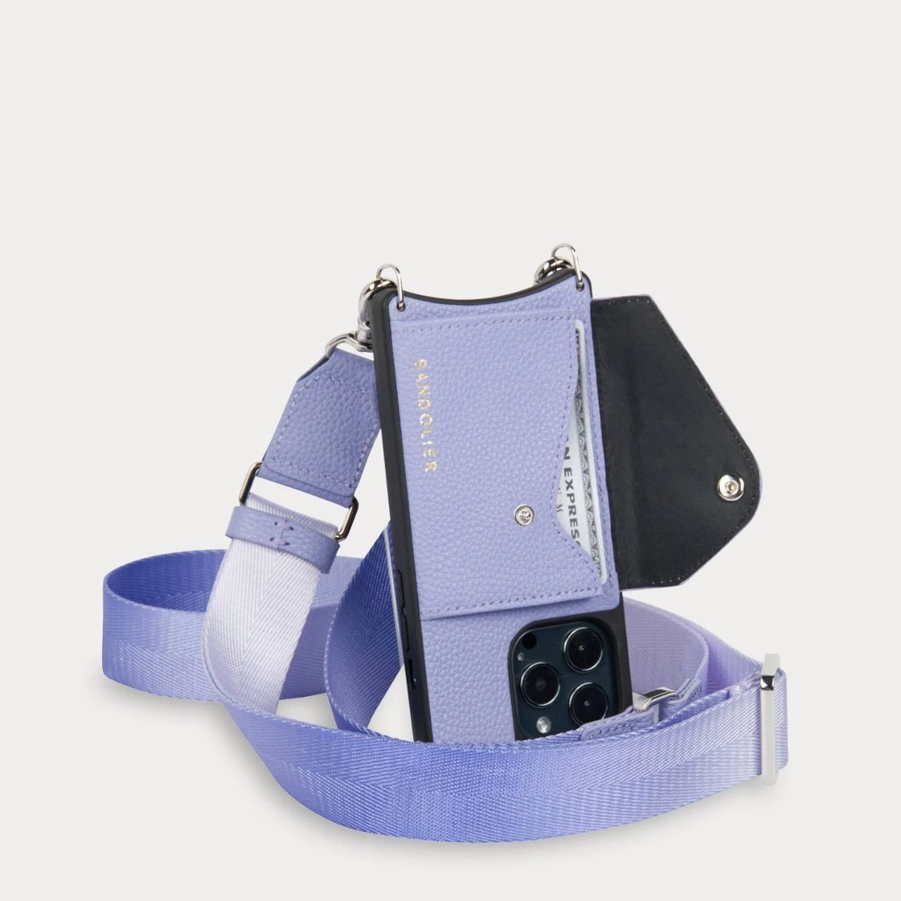 Bandolier Plain Leather IPhone 13 IPhone 13 Pro IPhone 13 Pro Max For Women Lavender/silver X Iphone 13 7 Bandolier Plain Leather IPhone 13 IPhone 13 Pro IPhone 13 Pro Max For Women Lavender/silver X Iphone 13 - Image 7