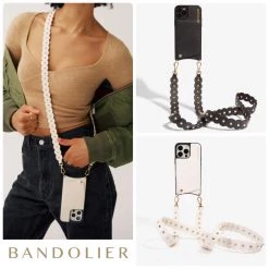 Bandolier Plain Leather IPhone 11 Pro IPhone 11 Pro Max IPhone 11 For Women Ivory/gold X Iphone 13