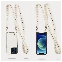 Bandolier Plain Leather IPhone 11 Pro IPhone 11 Pro Max IPhone 11 For Women Ivory/gold X Iphone 13 -Bandolier Online Shop org 2553