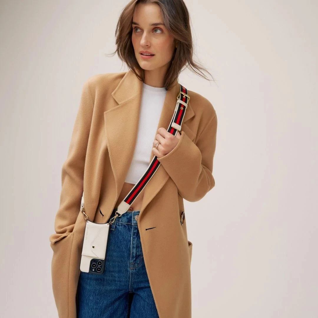 Bandolier Unisex Plain Leather IPhone 13 IPhone 13 Mini IPhone 13 Pro For Women Ivory/gold X Iphone 13 9 Bandolier Unisex Plain Leather IPhone 13 IPhone 13 Mini IPhone 13 Pro For Women Ivory/gold X Iphone 13 - Image 9