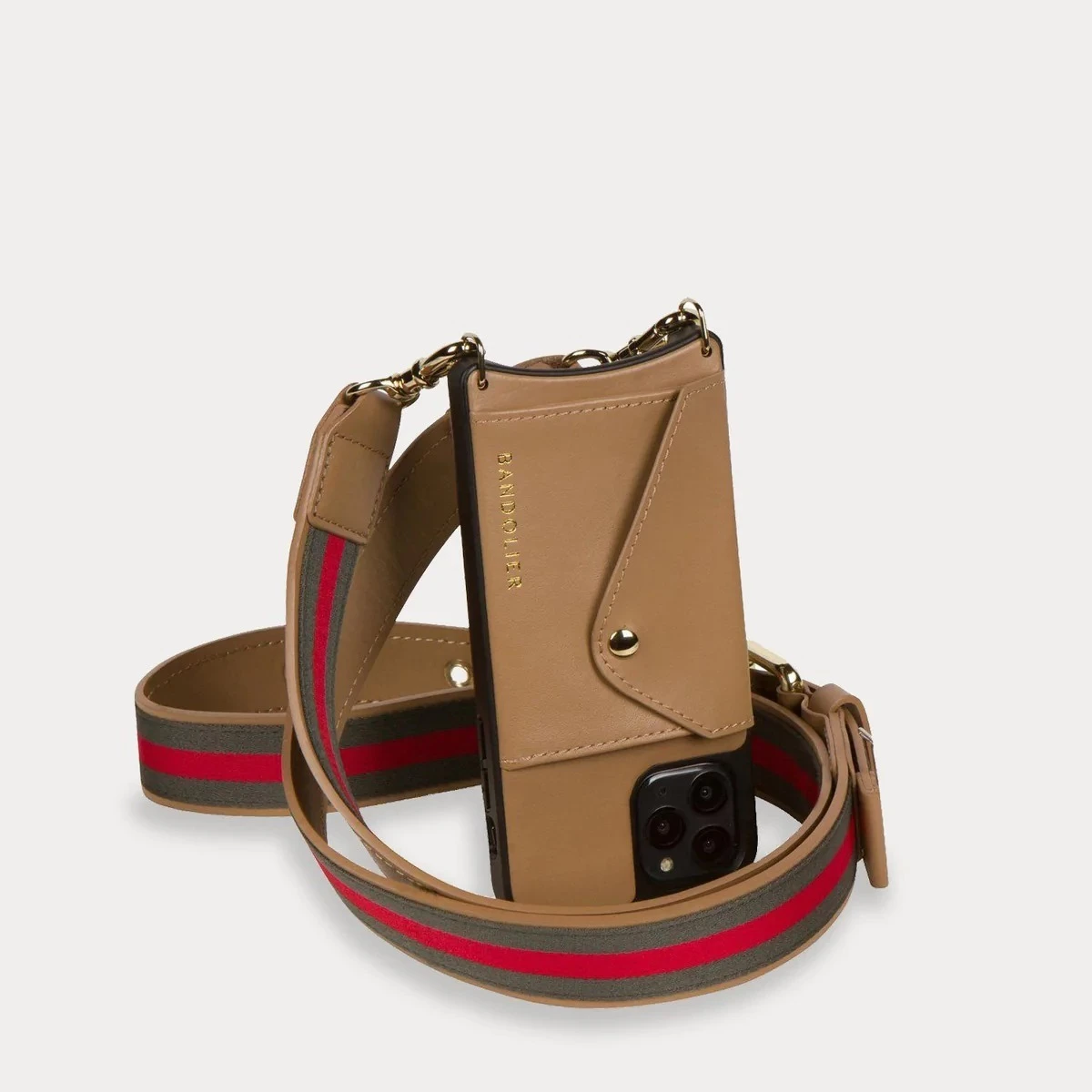 Bandolier Unisex Plain Leather IPhone 13 IPhone 13 Mini IPhone 13 Pro For Women Ivory/gold X Iphone 13 11 Bandolier Unisex Plain Leather IPhone 13 IPhone 13 Mini IPhone 13 Pro For Women Ivory/gold X Iphone 13 - Image 11