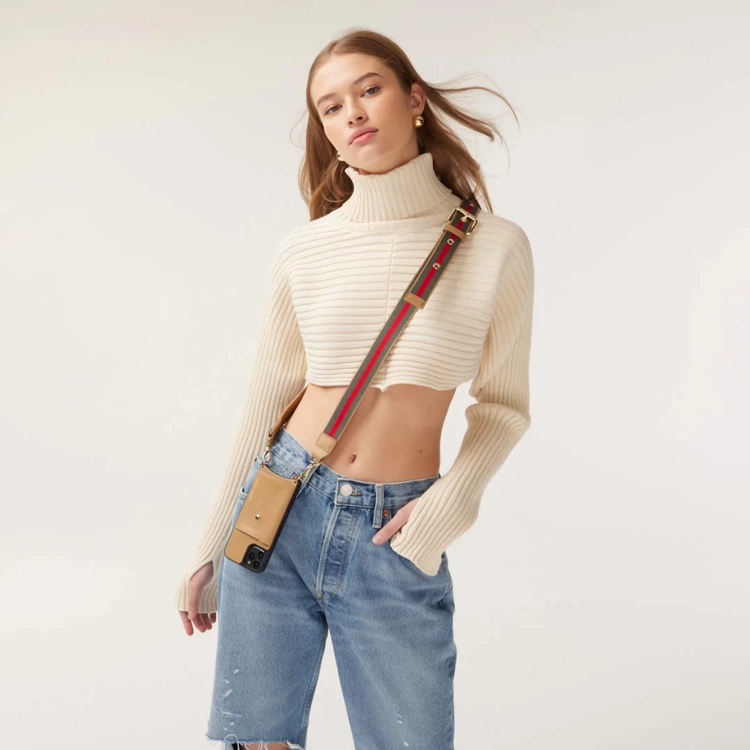 Bandolier Unisex Plain Leather IPhone 13 IPhone 13 Mini IPhone 13 Pro For Women Ivory/gold X Iphone 13 17 Bandolier Unisex Plain Leather IPhone 13 IPhone 13 Mini IPhone 13 Pro For Women Ivory/gold X Iphone 13 - Image 17