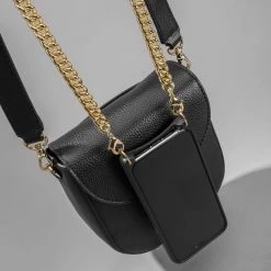 Bandolier Plain Leather IPhone 8 IPhone 8 Plus IPhone X IPhone XS For Women Black/gold X Iphone 12/12 Pro -Bandolier Online Shop org 2634