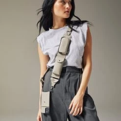 Bandolier Unisex Plain Leather Smart Phone Cases For Women Ivory/gold X One Size -Bandolier Online Shop org 2649