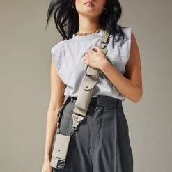 Bandolier Unisex Plain Leather Smart Phone Cases For Women Ivory/gold X One Size -Bandolier Online Shop org 2651