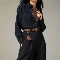 Bandolier 2021 SS Leopard Patterns Leather Logo IPhone 11 Pro For Women Dark Leopard/gold X Iphone 11 Pro Max -Bandolier Online Shop org 2663