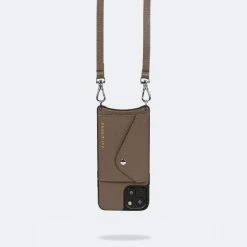 Bandolier Unisex Street Style Plain Leather Bridal Logo IPhone 13 For Women Brown (stock Check Required) X 13/side Slot -Bandolier Online Shop org 268