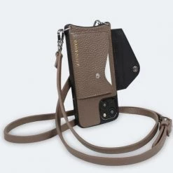 Bandolier Unisex Street Style Plain Leather Bridal Logo IPhone 13 For Women Brown (stock Check Required) X 13/side Slot -Bandolier Online Shop org 269