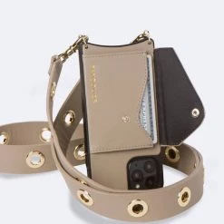 Bandolier Plain Leather IPhone 8 Plus IPhone XS IPhone XS Max For Women Taupe/gold X Iphone 12/12 Pro 17 Bandolier Plain Leather IPhone 8 Plus IPhone XS IPhone XS Max For Women Taupe/gold X Iphone 12/12 Pro -Bandolier Online Shop org 2702