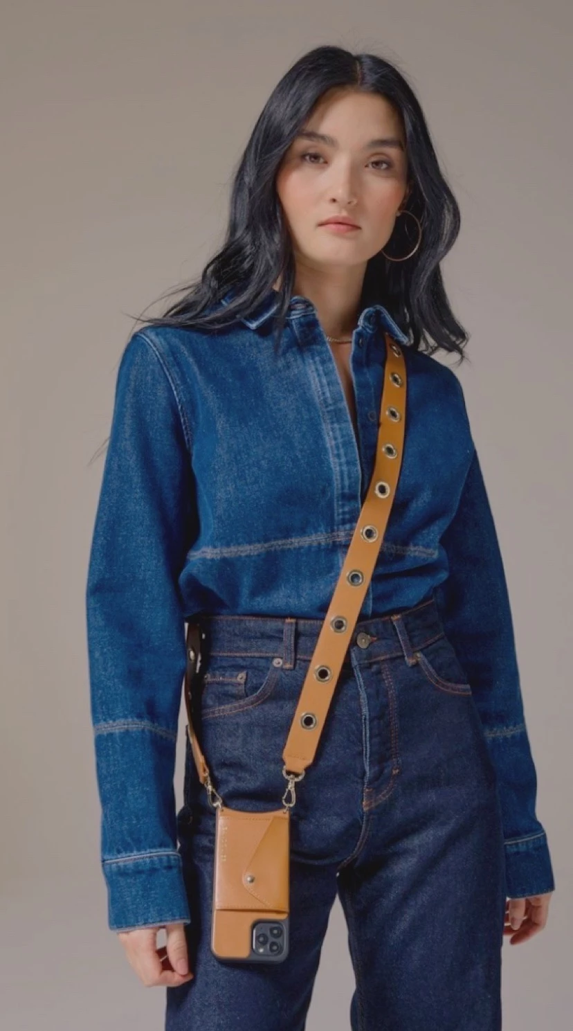 Bandolier Plain Leather IPhone 8 Plus IPhone XS IPhone XS Max For Women Taupe/gold X Iphone 12/12 Pro 9 Bandolier Plain Leather IPhone 8 Plus IPhone XS IPhone XS Max For Women Taupe/gold X Iphone 12/12 Pro - Image 9