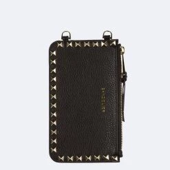 Bandolier SARAH 2020-21FW Plain Leather IPhone 8 IPhone 8 Plus IPhone X IPhone XS For Women Black Gold/airpod Pro X Iphone 13 Pro -Bandolier Online Shop org 2781