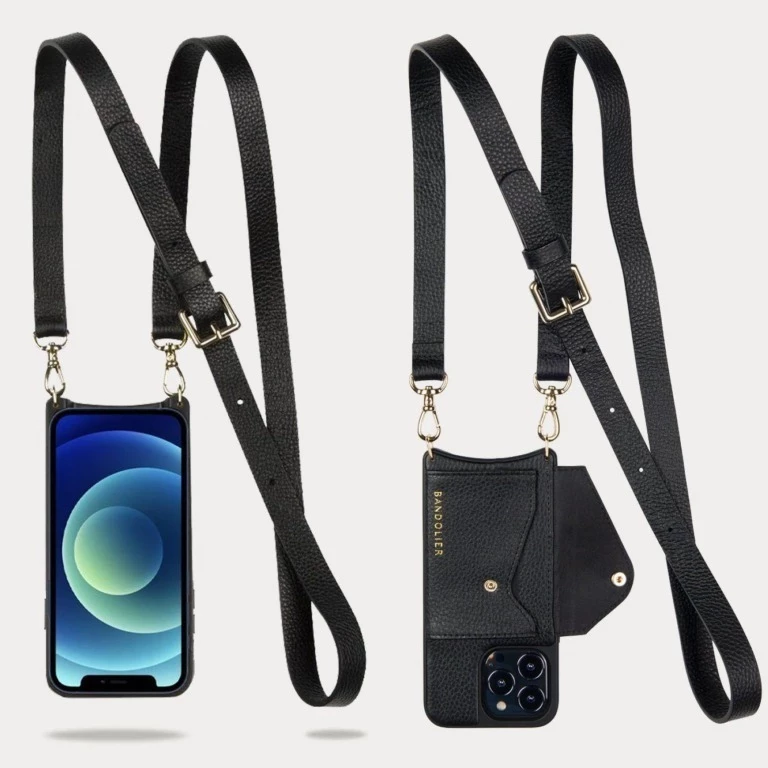 Bandolier Plain Leather IPhone 8 IPhone 8 Plus IPhone XS IPhone XS Max For Women Mauve/silver X Iphone 12 Pro Max 5 Bandolier Plain Leather IPhone 8 IPhone 8 Plus IPhone XS IPhone XS Max For Women Mauve/silver X Iphone 12 Pro Max - Image 5