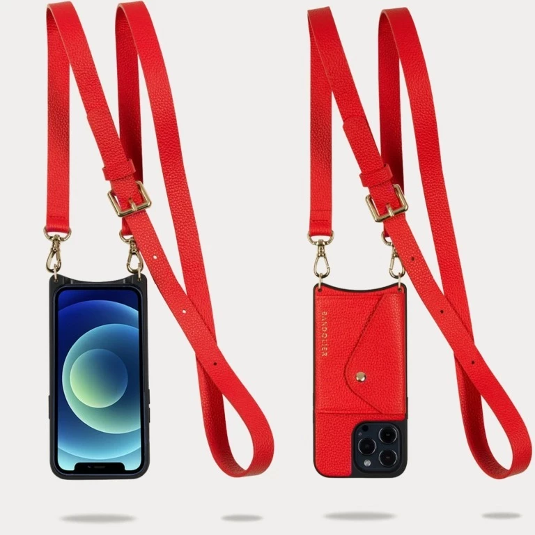 Bandolier Plain Leather IPhone 8 IPhone 8 Plus IPhone XS IPhone XS Max For Women Mauve/silver X Iphone 12 Pro Max 17 Bandolier Plain Leather IPhone 8 IPhone 8 Plus IPhone XS IPhone XS Max For Women Mauve/silver X Iphone 12 Pro Max - Image 17