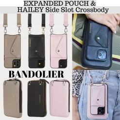 Bandolier 2019-20FW Leather IPhone 8 IPhone 8 Plus IPhone X IPhone XS For Women Black Gold Stock Check Required X Iphone 11