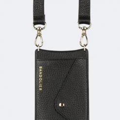 Bandolier 2019-20FW Leather IPhone 8 IPhone 8 Plus IPhone X IPhone XS For Women Black Gold Stock Check Required X Iphone 11 -Bandolier Online Shop org 2818