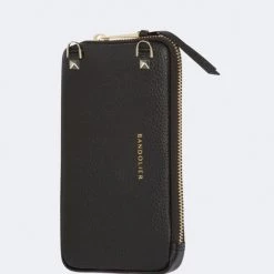 Bandolier 2019-20FW Leather IPhone 8 IPhone 8 Plus IPhone X IPhone XS For Women Black Gold Stock Check Required X Iphone 11 -Bandolier Online Shop org 2819