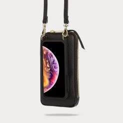 Bandolier 2019-20FW Leather IPhone 8 IPhone 8 Plus IPhone X IPhone XS For Women Black Gold Stock Check Required X Iphone 11 -Bandolier Online Shop org 2820