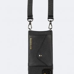 Bandolier 2019-20FW Leather IPhone 8 IPhone 8 Plus IPhone X IPhone XS For Women Black Gold Stock Check Required X Iphone 11 -Bandolier Online Shop org 2822