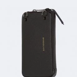 Bandolier 2019-20FW Leather IPhone 8 IPhone 8 Plus IPhone X IPhone XS For Women Black Gold Stock Check Required X Iphone 11 -Bandolier Online Shop org 2823