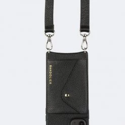 Bandolier 2019-20FW Leather IPhone 8 IPhone 8 Plus IPhone X IPhone XS For Women Black Gold Stock Check Required X Iphone 11 -Bandolier Online Shop org 2825