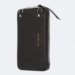 Bandolier 2019-20FW Leather IPhone 8 IPhone 8 Plus IPhone X IPhone XS For Women Black Gold Stock Check Required X Iphone 11 -Bandolier Online Shop org 2826