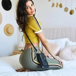 Bandolier 2019-20FW Leather IPhone 8 IPhone 8 Plus IPhone X IPhone XS For Women Black Gold Stock Check Required X Iphone 11 -Bandolier Online Shop org 2828