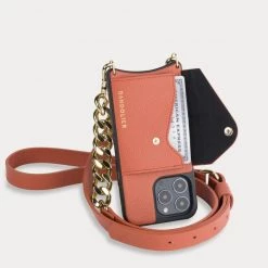 Bandolier Blended Fabrics Plain Logo IPhone 13 IPhone 13 Pro For Women Clay/gold X Iphone 13 Mini -Bandolier Online Shop org 2848