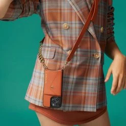 Bandolier Blended Fabrics Plain Logo IPhone 13 IPhone 13 Pro For Women Clay/gold X Iphone 13 Mini -Bandolier Online Shop org 2850