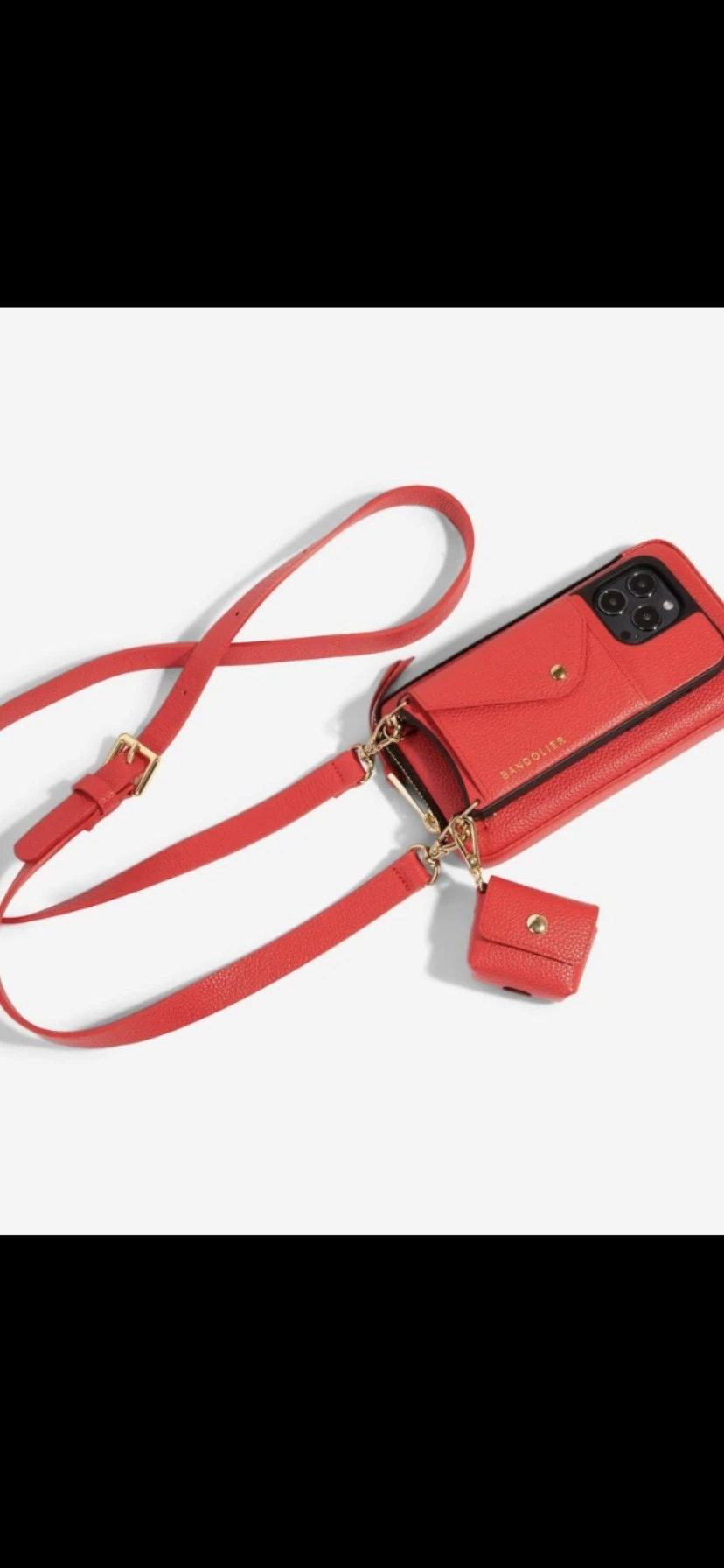 Bandolier Unisex Plain Leather Logo IPhone 13 IPhone 13 Mini For Women Poppy Red X Iphone12pro 10 Bandolier Unisex Plain Leather Logo IPhone 13 IPhone 13 Mini For Women Poppy Red X Iphone12pro - Image 10