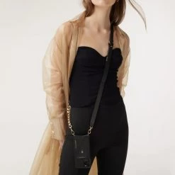 Bandolier Chain Plain Leather Logo IPhone 13 IPhone 13 Pro For Women Clay/gold X Iphone 13 Mini -Bandolier Online Shop org 2904