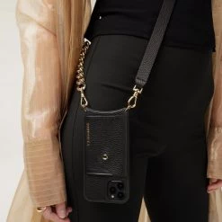 Bandolier Chain Plain Leather Logo IPhone 13 IPhone 13 Pro For Women Clay/gold X Iphone 13 Mini -Bandolier Online Shop org 2905