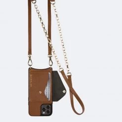 Bandolier 2021 SS Plain Leather IPhone 8 IPhone 8 Plus IPhone X IPhone XS For Women Sienna/gold X Iphone 12 Mini -Bandolier Online Shop org 2945