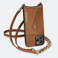 Bandolier 2021 SS Plain Leather IPhone 8 IPhone 8 Plus IPhone X IPhone XS For Women Sienna/gold X Iphone 12 Mini -Bandolier Online Shop org 2946